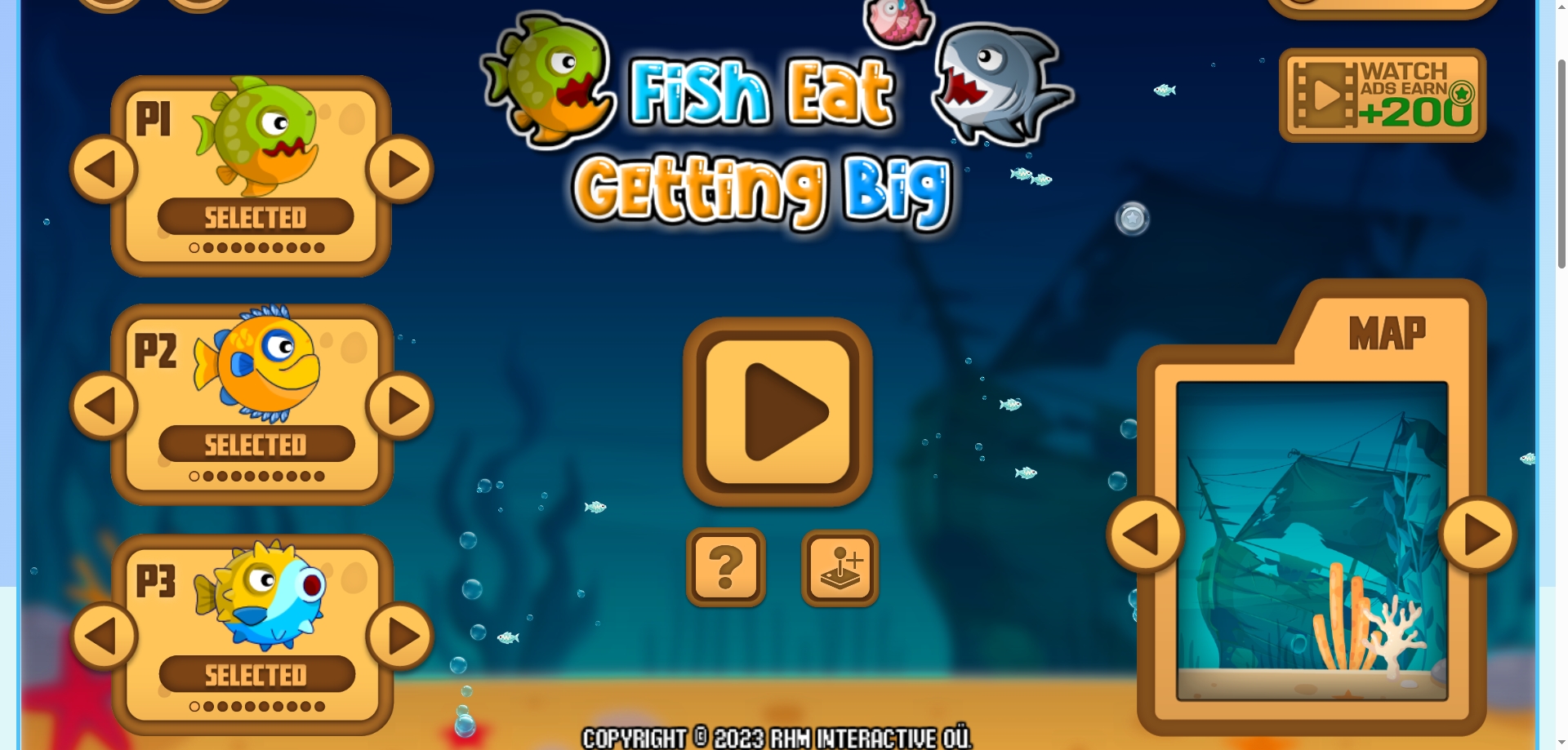 Fish Eat Getting Big gameplay screenshot 1